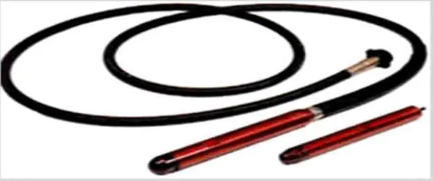 Flexible shaft for concrete vibrator engine, 2m